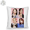 Perna Decorativa Fluffy BlackPink, Model 5, 45×45 cm, Cu fermoar 8 1 0010 bspff0790
