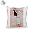 Perna Decorativa Fluffy BlackPink Jisoo 2, 45×45 cm, Cu fermoar 8 1 0025 bspff0775