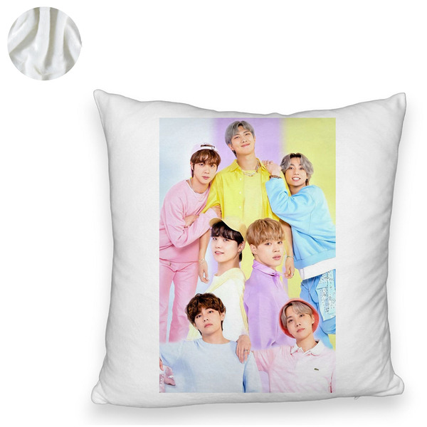 Perna Decorativa Fluffy , Stray Kids 13, 45×45 cm, Cu fermoar 6 1 0038 bspff0762