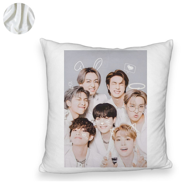 Perna Decorativa Fluffy , Stray Kids 11, 45×45 cm, Cu fermoar 6 1 0040 bspff0760