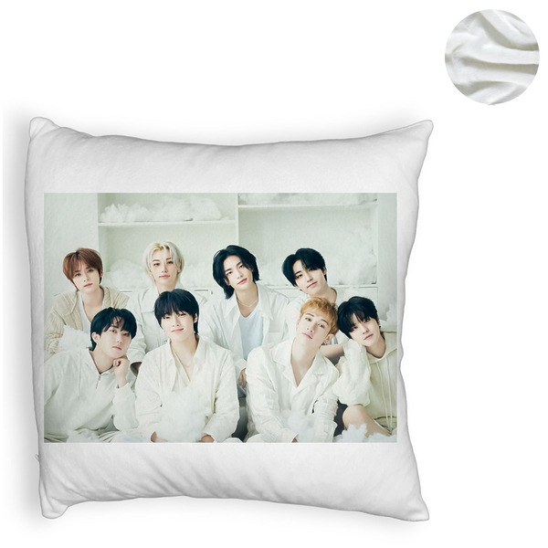 Perna Decorativa Fluffy , Stray Kids 10, 45×45 cm, Cu fermoar 6 1 0041 bspff0759