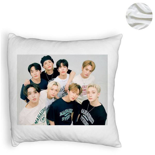 Perna Decorativa Fluffy , Stray Kids 5, 45×45 cm, Cu fermoar 6 1 0046 bspff0754