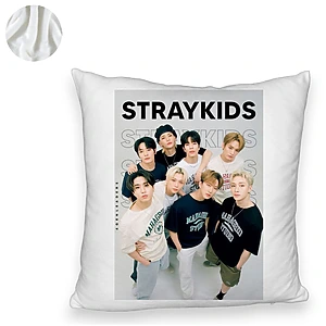 Alternative view of Perna Decorativa Fluffy , Stray Kids 4, 45×45 cm, Cu fermoar