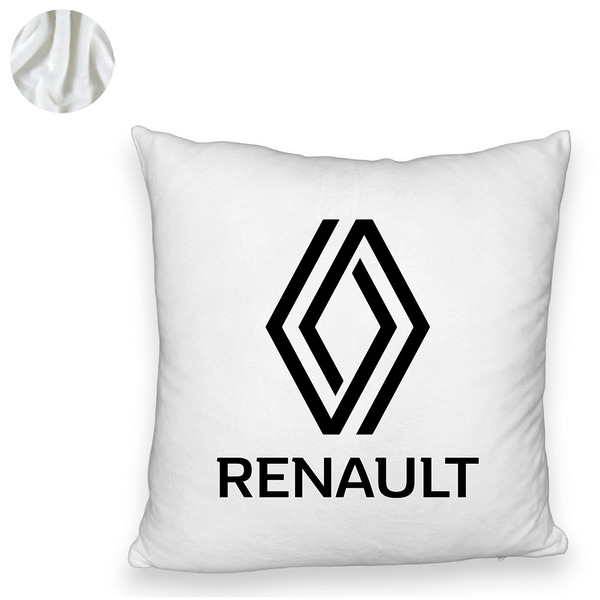 Perna Decorativa Fluffy , Renault, 45×45 cm, Cu fermoar 6 1 0062 bspff0738