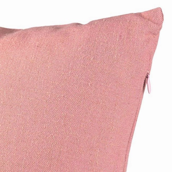 Perna Decorativa BlackPink Rose 2, 40x40 cm, Roz, Husa Detasabila, Burduf 6 baza perna roz colt
