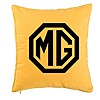 Perna Decorativa, MG, 40x40 cm, Galben, Husa Detasabila, Burduf 7 bpglbn0735