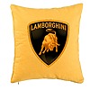 Perna Decorativa, Lamborghini, 40x40 cm, Galben, Husa Detasabila, Burduf 7 bpglbn0743