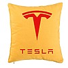 Perna Decorativa, Tesla, 40x40 cm, Galben, Husa Detasabila, Burduf 7 bpglbn0749