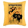 Perna Decorativa, Stray Kids 4, 40x40 cm, Galben, Husa Detasabila, Burduf 7 bpglbn0753