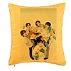 Perna Decorativa, Stray Kids 8, 40x40 cm, Galben, Husa Detasabila, Burduf 7 bpglbn0757