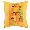 Perna Decorativa, Stray Kids 13, 40x40 cm, Galben, Husa Detasabila, Burduf 7 bpglbn0762