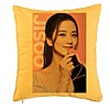 Perna Decorativa BlackPink Jisoo 3, 40x40 cm, Galben, Husa Detasabila, Burduf 7 bpglbn0776