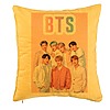 Perna Decorativa BTS Army 6, 40x40 cm, Galben, Husa Detasabila, Burduf 7 bpglbn0782
