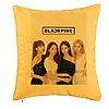 Perna Decorativa BlackPink, Model 6, 40x40 cm, Galben, Husa Detasabila, Burduf 7 bpglbn0791