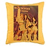 Perna Decorativa BlackPink, Model 7, 40x40 cm, Galben, Husa Detasabila, Burduf 7 bpglbn0792