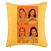 Perna Decorativa BlackPink, Model 15, 40x40 cm, Galben, Husa Detasabila, Burduf 7 bpglbn0799