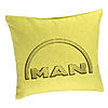 Perna Decorativa, Man, 40×40 cm, Verde, Husa Detasabila, Burduf 7 bpvrd0732