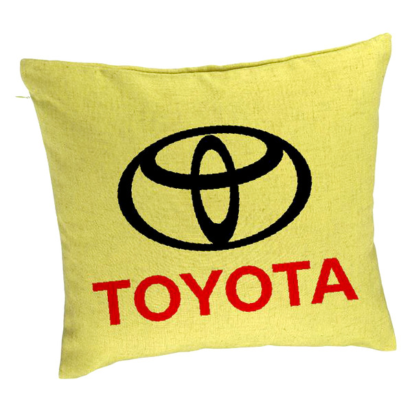 Perna Decorativa, Toyota, 40×40 cm, Verde, Husa Detasabila, Burduf 5 bpvrd0748