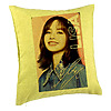 Perna Decorativa BlackPink Lisa 2, 40×40 cm, Verde, Husa Detasabila, Burduf 7 bpvrd0771