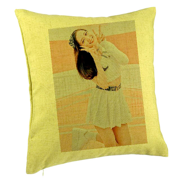 Perna Decorativa BlackPink Jisoo 2, 40×40 cm, Verde, Husa Detasabila, Burduf 5 bpvrd0775