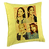 Perna Decorativa BlackPink, Model 5, 40x40 cm, Verde, Husa Detasabila, Burduf 7 bpvrd0790