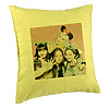 Perna Decorativa BlackPink, Model 14, 40x40 cm, Verde, Husa Detasabila, Burduf 7 bpvrd0798