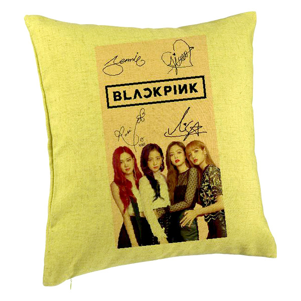 Perna Decorativa BlackPink, Model 16, 40x40 cm, Verde, Husa Detasabila, Burduf 5 bpvrd0801