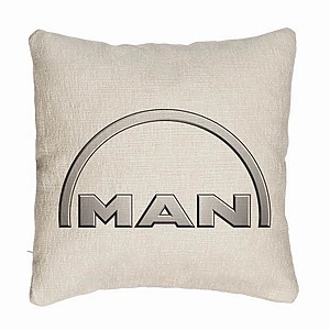 Perna Decorativa Canapea , Man, 40×40 cm, Husa Detasabila, Burduf