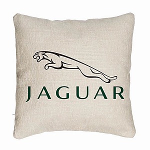 Perna Decorativa Canapea , Jaguar, 40×40 cm, Husa Detasabila, Burduf