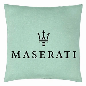 Perna Decorativa, Maserati, 40×40 cm, Verde Menta, Husa Detasabila, Burduf