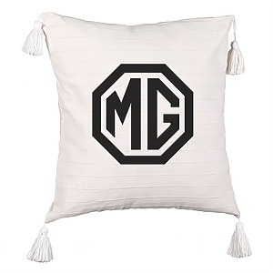 Perna Decorativa cu Franjuri , MG, 45×45 cm, Cu fermoar