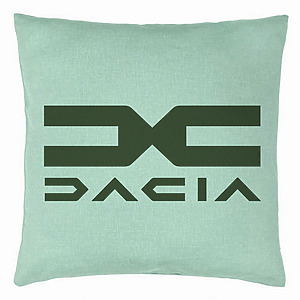 Perna Decorativa, Dacia, 40×40 cm, Verde Menta, Husa Detasabila, Burduf