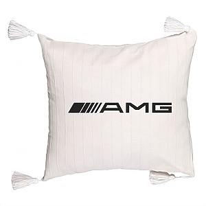 Perna Decorativa cu Franjuri , AMG, 45×45 cm, Cu fermoar