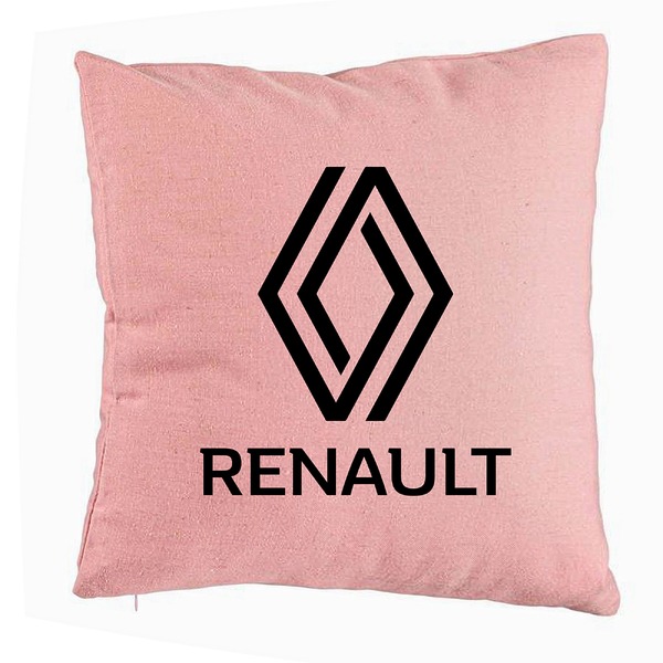 Perna Decorativa, Renault, 40x40 cm, Roz, Husa Detasabila, Burduf 5 bsc0738 4