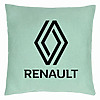 Perna Decorativa, Renault, 40×40 cm, Verde Menta, Husa Detasabila, Burduf 7 bsc0738 5