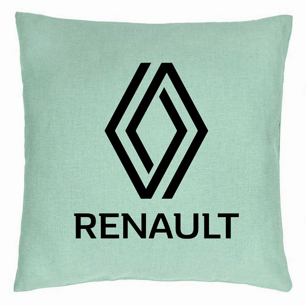 Perna Decorativa, Renault, 40×40 cm, Verde Menta, Husa Detasabila, Burduf 5 bsc0738 5