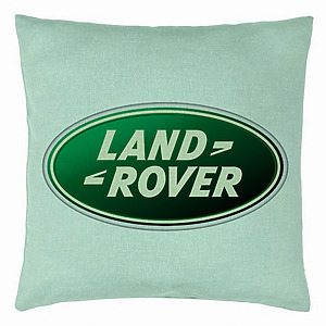 Perna Decorativa, Land Rover, 40×40 cm, Verde Menta, Husa Detasabila, Burduf