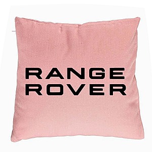 Perna Decorativa, Range Rover, 40x40 cm, Roz, Husa Detasabila, Burduf