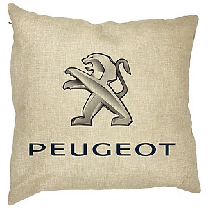 Perna Decorativa, Peugeot, 40×40 cm, Husa Detasabila, Burduf
