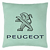 Perna Decorativa, Peugeot, 40×40 cm, Verde Menta, Husa Detasabila, Burduf 7 bsc0741 5
