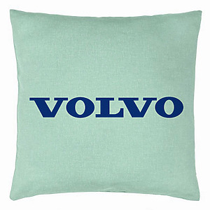 Perna Decorativa, Volvo, 40×40 cm, Verde Menta, Husa Detasabila, Burduf