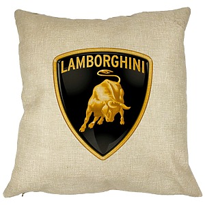 Perna Decorativa, Lamborghini, 40×40 cm, Husa Detasabila, Burduf