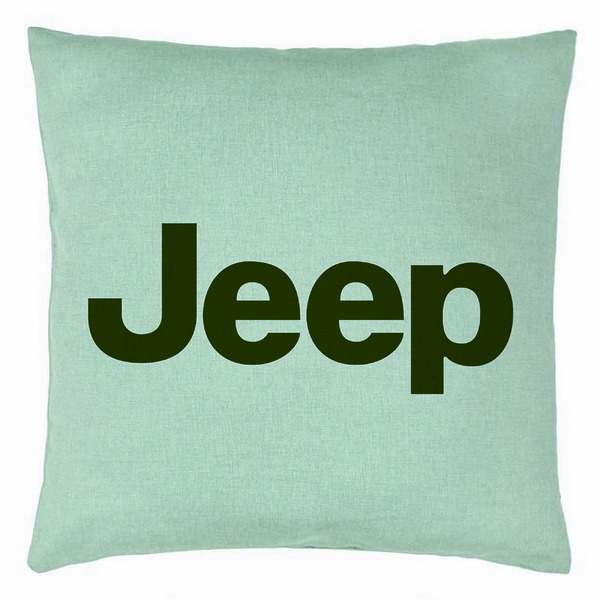 Perna Decorativa, Jeep, 40×40 cm, Verde Menta, Husa Detasabila, Burduf 5 bsc0744 5