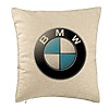 Perna Decorativa, BMW, 40×40 cm, Bej, Husa Detasabila, Burduf 7 bsc0746