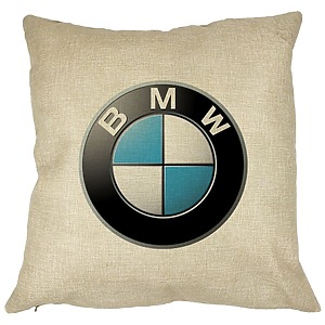 Perna Decorativa, BMW, 40×40 cm, Husa Detasabila, Burduf