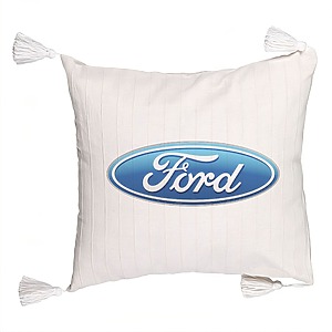 Perna Decorativa cu Franjuri , Ford, 45×45 cm, Cu fermoar