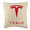Perna Decorativa, Tesla, 40×40 cm, Bej, Husa Detasabila, Burduf 7 bsc0749