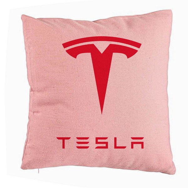 Perna Decorativa, Tesla, 40x40 cm, Roz, Husa Detasabila, Burduf 5 bsc0749 4