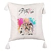 Perna Decorativa cu Franjuri , Stray Kids 3, 45×45 cm, Cu fermoar 7 bsc0752 3