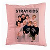 Perna Decorativa, Stray Kids 4, 40x40 cm, Roz, Husa Detasabila, Burduf 7 bsc0753 4